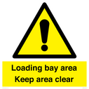 loading-bay-area-keep-area-clear-sign~